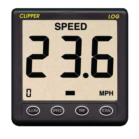CLIPPER Speed Log Instrument w/Transducer & Cover CL-S